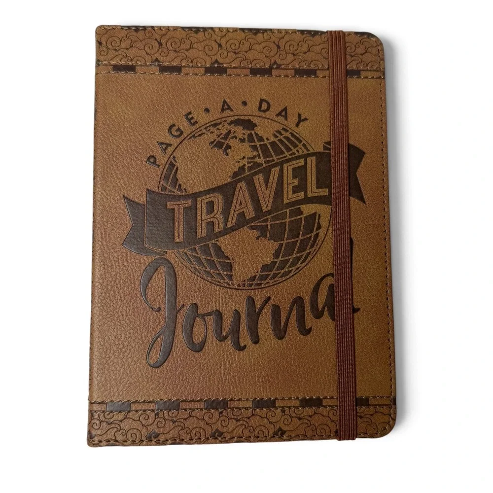 Peter Pauper Press Page-A-Day Artisan Travel Journal Brown 176 Pages New